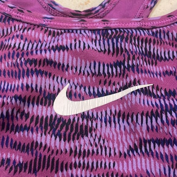 Nike sports bra SZ medium purple and blue PRO - Picture 3 of 7